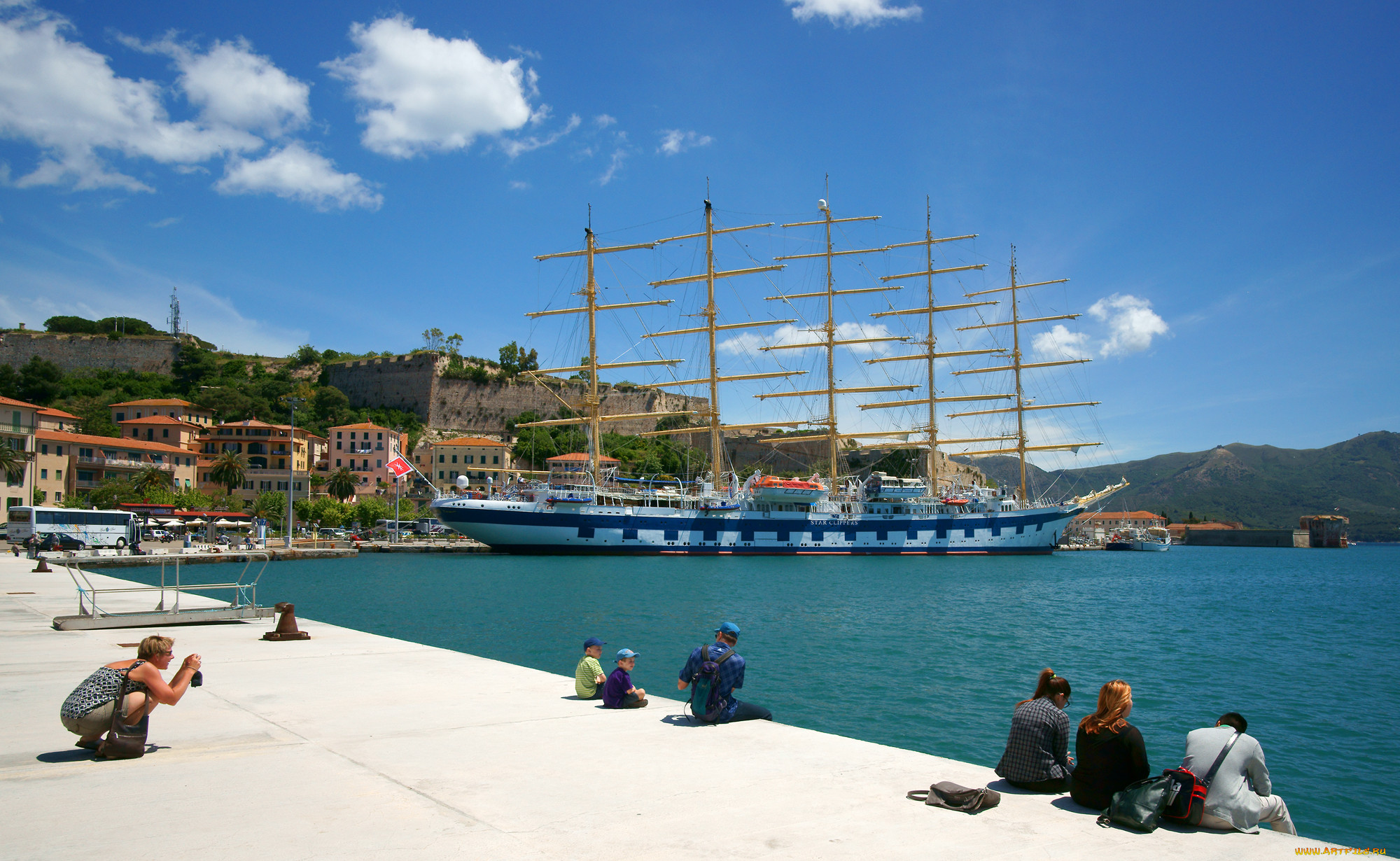 royal, clipper, , , portoferraio, tuscany, italy, elba, island, , , , , , , , 